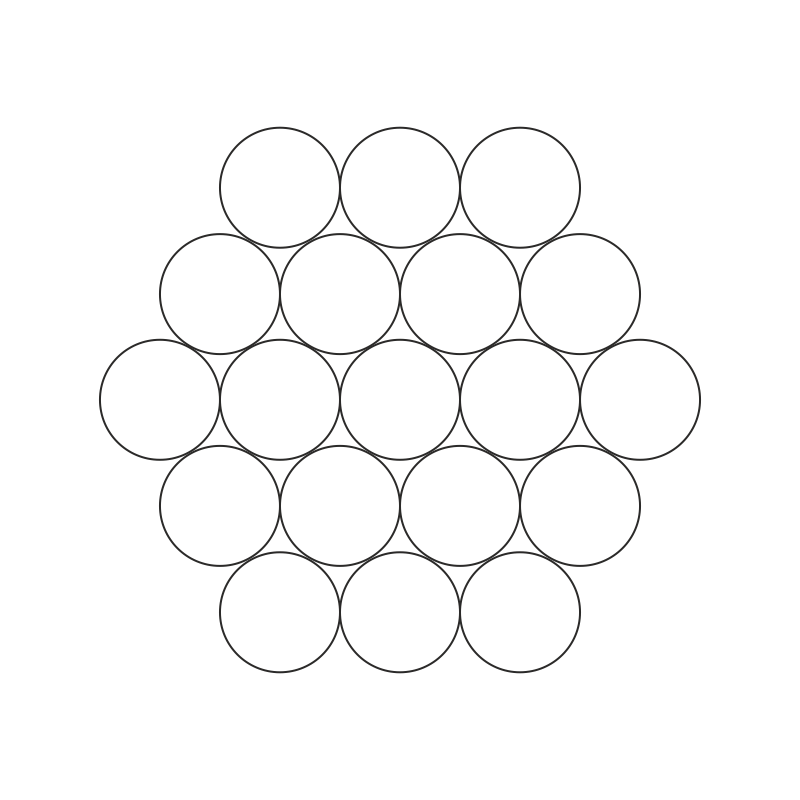 Fiber Optic Bundles Hexagonal